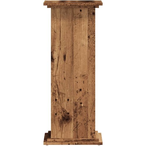  Stalak za biljke boja starog drva 33 x 33 x 80 cm drveni Slike
