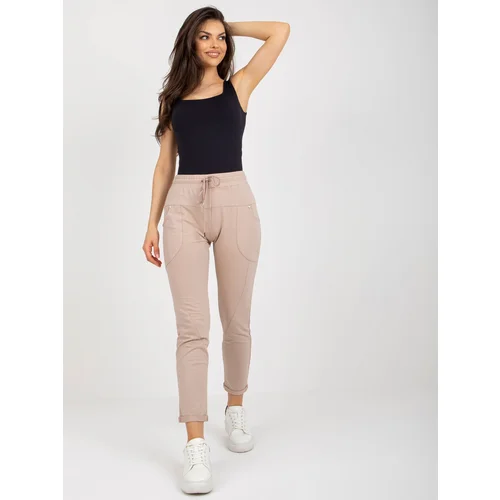 RELEVANCE Sweatpants-RV-DR-8696.20-beige