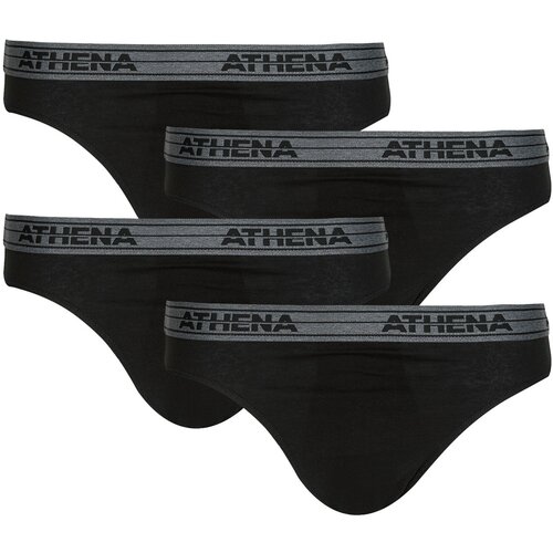 Athena BASIC COTON Pack de 4 Crna Cijene