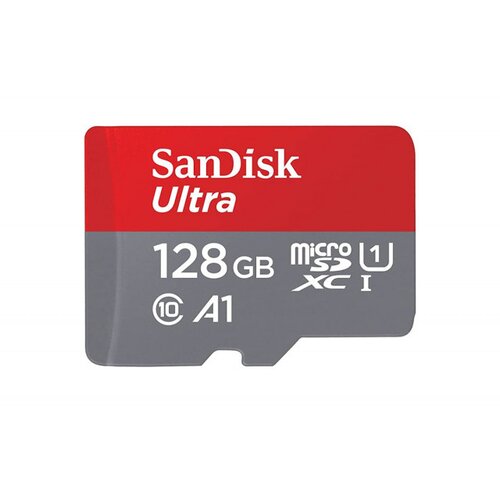 San Disk sdxc 128gb ultra micro 140 MB/s a1 class 10 uhs-i sa adap. Cene