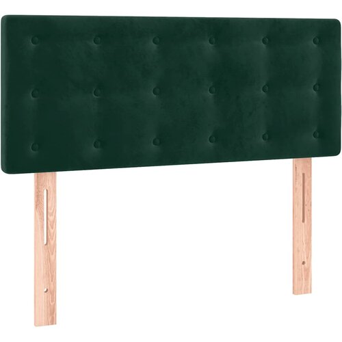 Box spring krevet s madracem tamnozeleni 90x190 cm bar&amp;scaron;unasti Slike