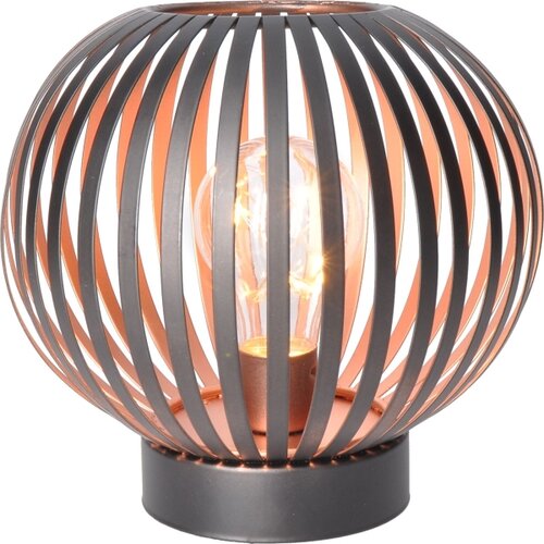 Solight WO3102 - LED dekorativna stona lampa LED/3xAA crna/bakar Slike