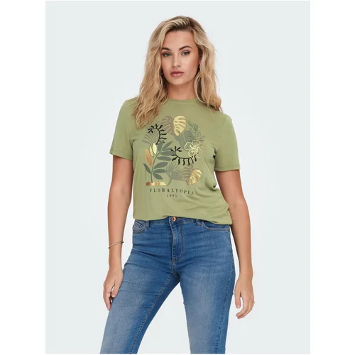 Only Green Women's T-Shirt Free - Women
