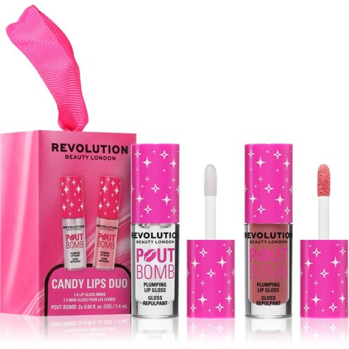 Revolution Candy Lips Duo poklon set za usne za žene 1 ml Slike