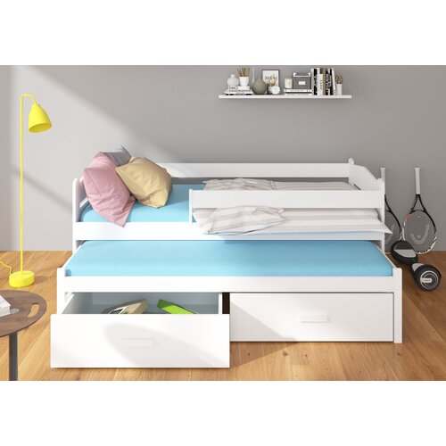 ADRK Otro�ka postelja TIARRO z ograjico in vzmetnicama 87 cm - BELA Cene