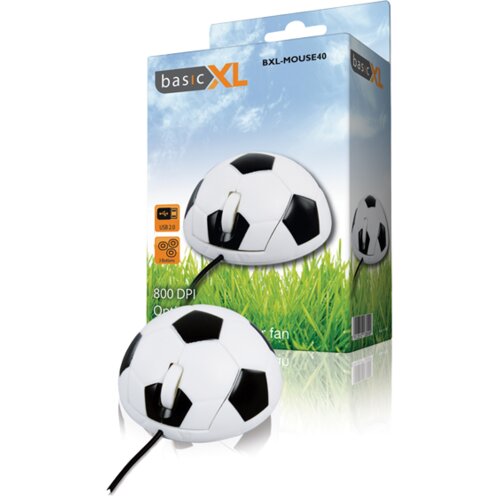 BASIC XL Mi&amp;scaron; optički, 800dpi, USB, oblik lopte - BXL-MOUSE 40 Slike