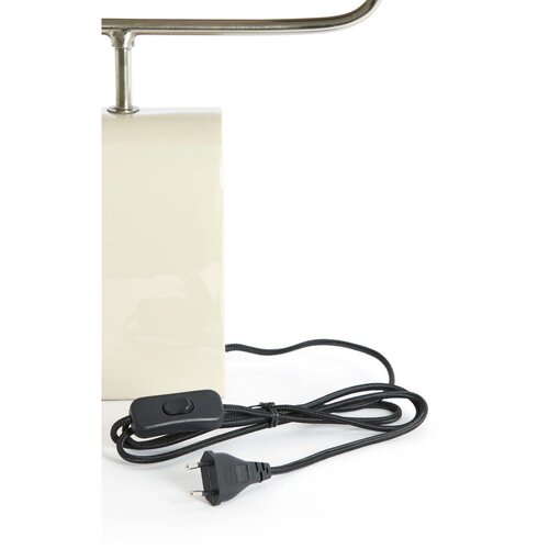 Light &amp;amp; Living Kremno bela kovinska namizna svetilka (vi&amp;scaron;ina 38 cm) Cardona &amp;ndash; Slike