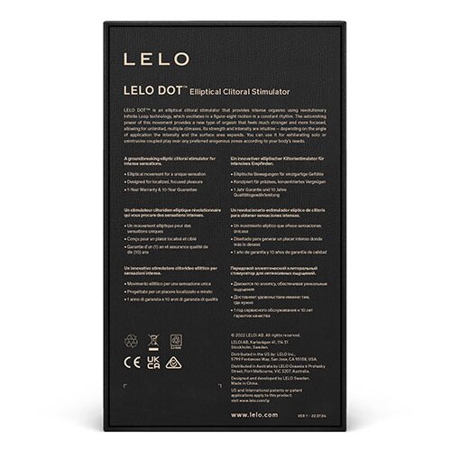 Lelo Dot Clitoral Stimulator Aqua Slike