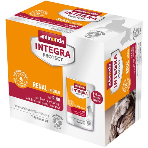 Animonda Integra Protect Adult Renal 8 x 85 g - Z govedino Cijene
