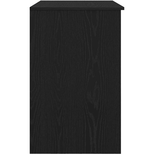  Radni stol crni hrast 86x49x76 cm konstruirano drvo Slike