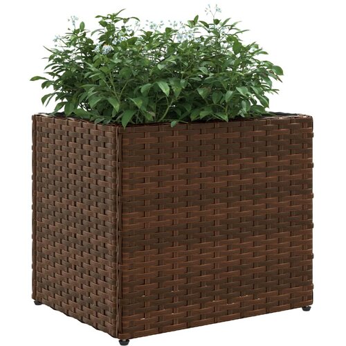  Vrtna sadilica smeđa 36 x 30 x 32 cm od poliratana Slike