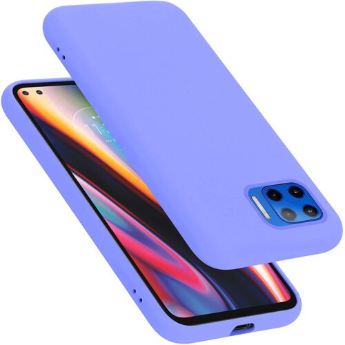Cadorabo Ohi&scaron;je je združljivo z Motorola MOTO G 5G PLUS in tekoča svetlo vijolična - Za&scaron;čitni ovitek iz prožnega silikona TPU, (20860068) Cene