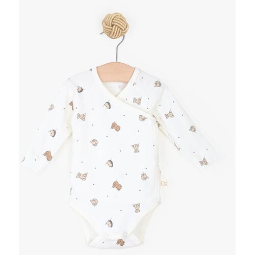 JUSTKIDDIN Just Kiddin Bodi za bebe Organic, Beli Slike