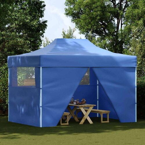 Šator za svadbe - &scaron;ator za zabave Plava 291 x 431 x 315 cm Oxford tkanina - Plava s 4 bočna zida Da Cijene
