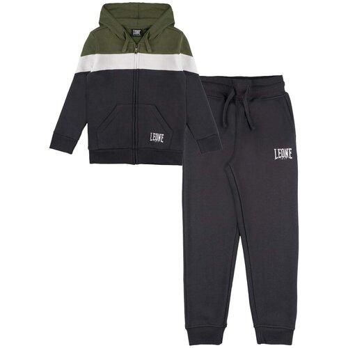Leone 1947 Trenirka komplet Boy Tracksuits Full Zip Color Block Zelena Slike