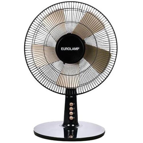  Stoni ventilator 40W/230V, prečnik 35 cm, crna/zlatna Cene