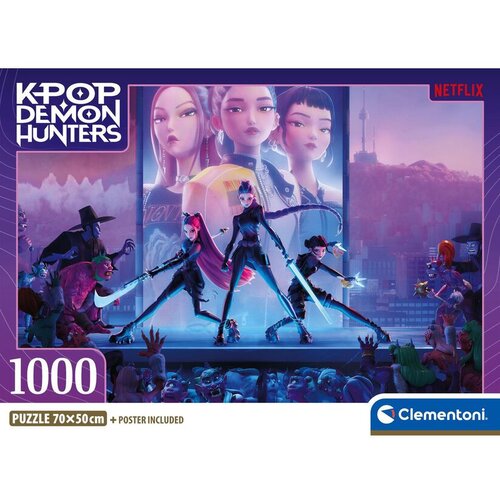 Clementoni K-POP Demon Hunters kompaktni puzzle od 1000 komada - Cene