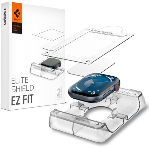 Spigen HYBRID GLASS ELITE SHIELD CASE ZA APPLE WATCH 10 42MM 2-PACK, (21974497) Cene