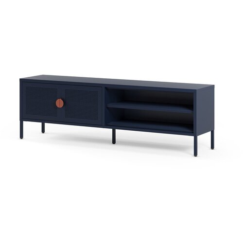 Marckeric Temno modra kovinska TV omarica 160x50x35 cm Sayla &amp;ndash; Slike