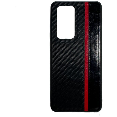 Huawei Silikonski ovitek Elegance Carbon za P40 Pro črn Cene
