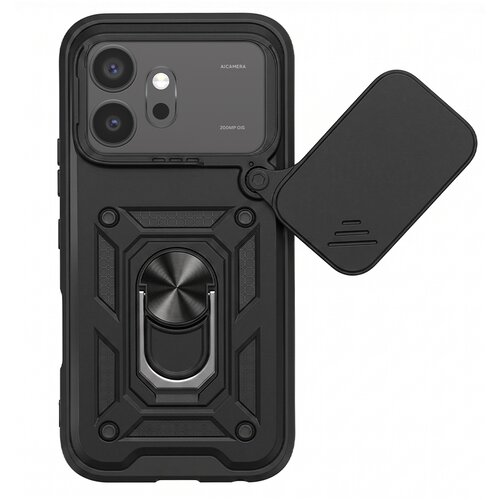 Oem Mayaxess, Ovitek proti Udarcem za Honor 600 z Vrtljivim Pokrovom Kamere in Nosilnim Obročkom, Črna, (5000274349) Cene