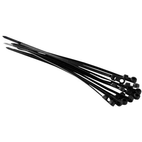 VOLTOMAT Kabelske vezice (črne barve, 200 x 4,8 mm, 10 kosov)