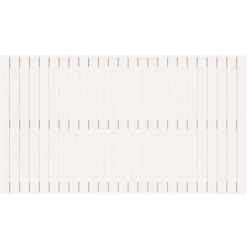  Zidno uzglavlje bijelo 159 5x3x90 cm od masivne borovine Slike