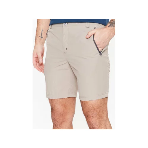 Regatta Kratke hlače iz tkanine Leesville II RMJ235 Bež Regular Fit