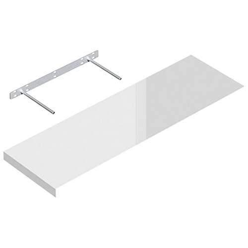 REGALUX Polica XL4 (3,8 x 80 x 24 cm, nosilnost: 12 kg, bela) Cene