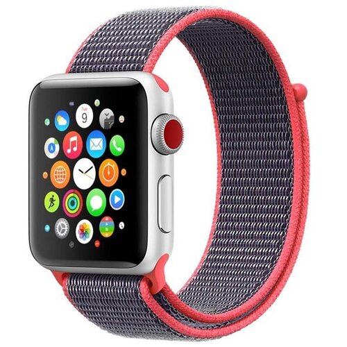 Apple watch Sport Loop electric pink 38/40mm kai&amp;scaron; za sat Slike