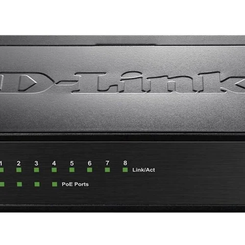 Switch DLINK 8-Port PoE Fast Ethernet Unmnged Desktop