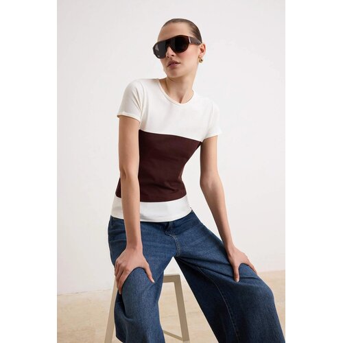TRENDYOLMILLA Ženska majica TWOSS26TS00298, Šarena Cene