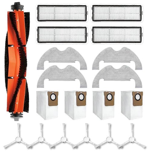 INORCO Komplet dodatkov za vrečko za prah &amp;amp; krtačo &amp;amp; filter Mop za nadomestne dele robotskega sesalnika D10 Plus, (21850973) Slike