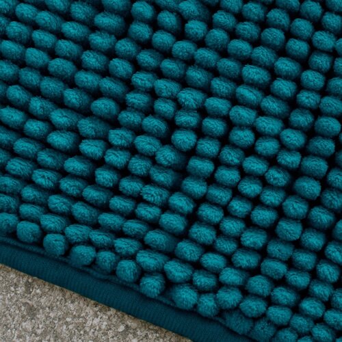 Catherine Lansfield Plavozelena kupaonska prostirka 50x80 cm Bobble &amp;ndash; Slike