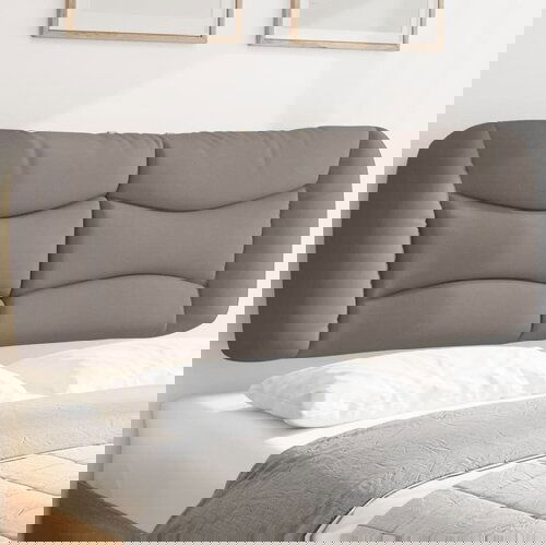 vidaXL Vzglavna stranica taupe 120 cm blago Cene