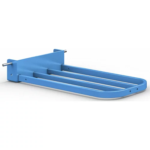 eurokraft pro Nakladalna površina za pakete za voziček, ŠxG 430 x 250 mm, svetlo modre barve RAL 5012