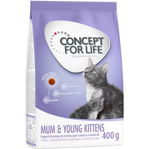 Concept for Life Snižena cijena! 400 g - Mum & Young Kittens