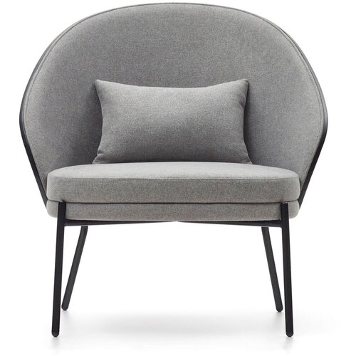 Kave Home Crna/siva fotelja Eamy – Cijene
