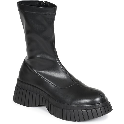 Ex&amp;eacute; Shoes Pol&amp;scaron;kornji W3611-R6290-PU-BLACK Črna Slike