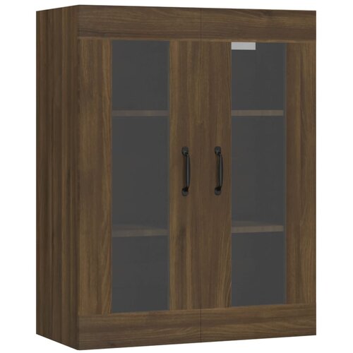 Maison Chic Viseča Stenska omarica - Zidna omarica rjav hrast 69,5x34x90 cm iu1125, (22063624) Cene