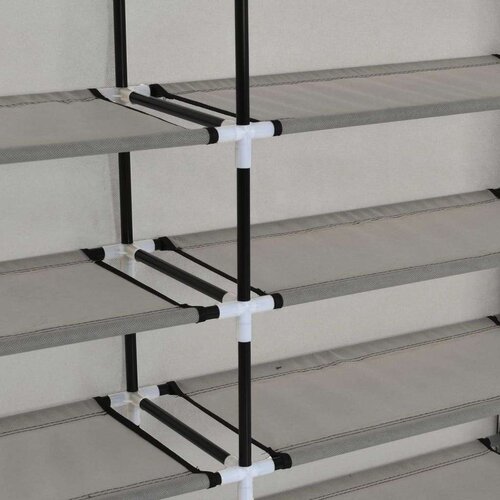 vidaXL 282434 shoe cabinet with cover grey 115x28x110 cm fabric Cijene