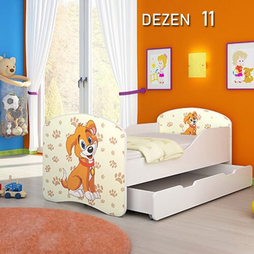  dečiji krevet drveni 160x80cm sa fiokom i gratis du&scaron;ek 45 dezena Cene