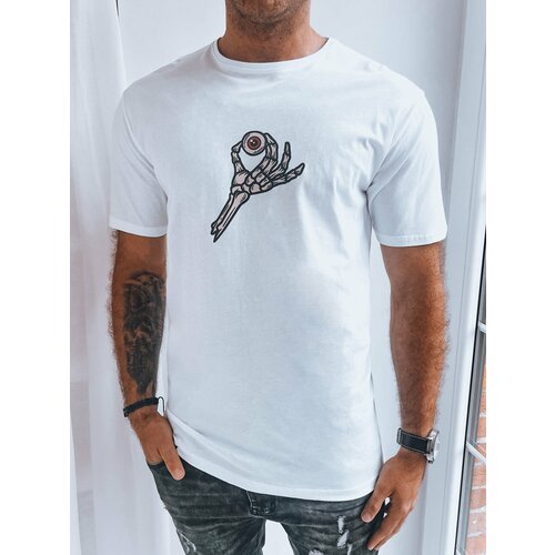 DStreet White men's T-shirt with print Slike