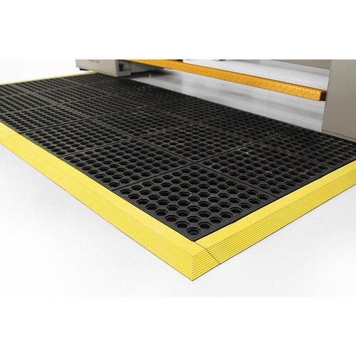 COBA Talna obloga za delovno mesto Fatigue-Step, z naluknjano površino, naravni kavčuk, 900 x 900 mm, črna Cene