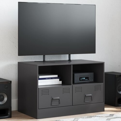 VidaXL TV omarica črna 67x39x44 cm jeklo Slike
