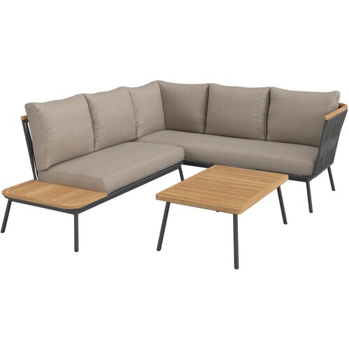 Ambia Garden LOUNGE GARNITURA tekstilno pletivo, tkanina tikovina masivno aluminij Cene