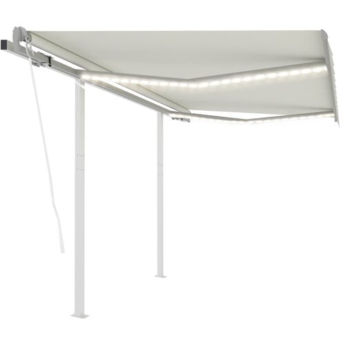 Tenda Avtomatska tenda LED + senzor 3x2,5 m krem Slike