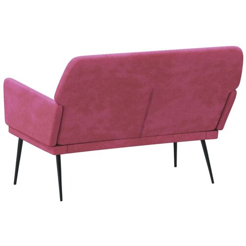  Klupa crvena boja vina 108 x 79 x 79 cm bar&amp;scaron;unasta Slike