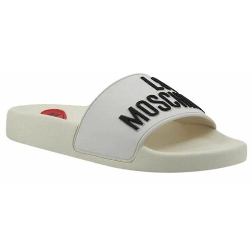 Love Moschino bele ženske papuče LMJA28052G0I-I14-100 Slike