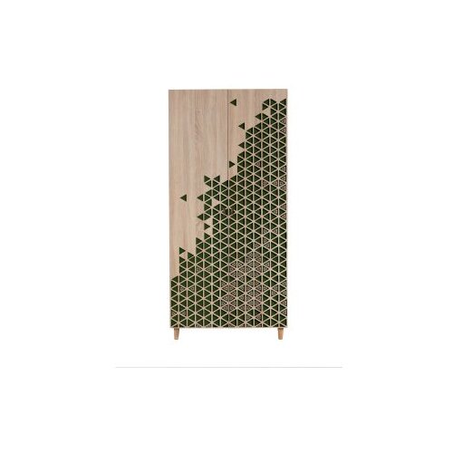 Hanah home Ormar Stil 90x192x52cm Hrast Slike